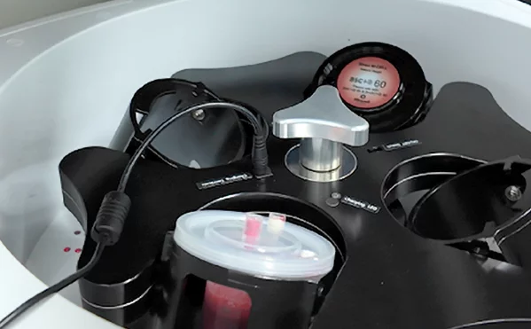 세포 분리기 사용하여 분리